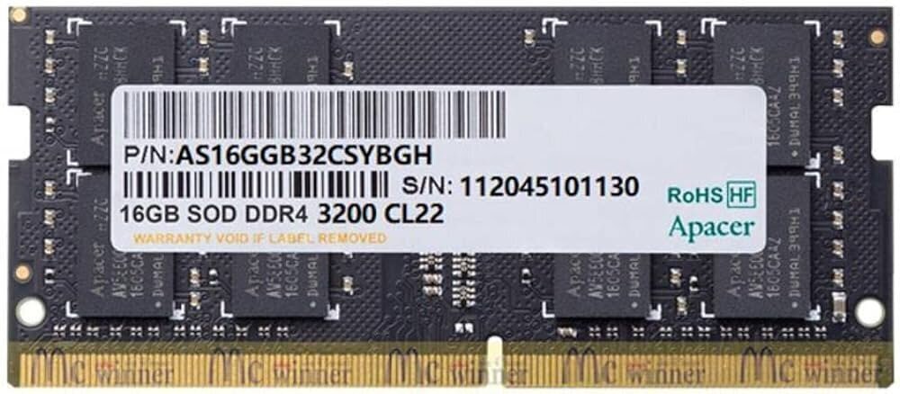 Apacer AS16GGB32CSYBGH cena un informācija | Operatīvā atmiņa (RAM) | 220.lv
