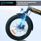 Elektriskais velosipēds Hitway BK11, 20", melns cena un informācija | Elektrovelosipēdi | 220.lv