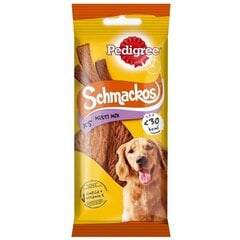 Pedigree Schmackos Multi Mix pieaugušiem suņiem, ar gaļu, 30x36 g cena un informācija | Gardumi suņiem | 220.lv