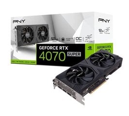 PNY GeForce RTX 4070 Super OC DF Verto (VCG4070S12DFXPB1-O) цена и информация | Видеокарты (GPU) | 220.lv