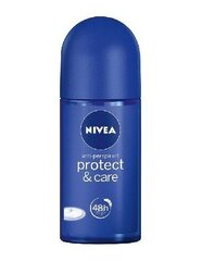 Rullīša dezodorants Nivea Dezodorant Protect & Care sievietēm, 50 ml cena un informācija | Dezodoranti | 220.lv
