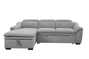 Dīvāns SOLIS - 3-vietīgs stūra dīvāns ar izvelkamu gultas funkciju (eirogrāmata). cena un informācija | Stūra dīvāni | 220.lv