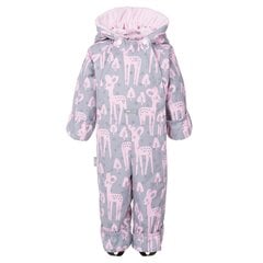 Детский комбинезон Lenne Happy, серый/розовый цена и информация | Куртки, пальто для девочек | 220.lv
