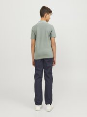 Детская футболка- поло Jack & Jones, светло-зелёный цена и информация | Рубашки для мальчиков | 220.lv