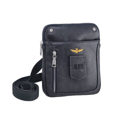 Soma vīriešiem Aeronautica Militare Antracite Bag 47004-uniw цена и информация | Мужские сумки | 220.lv