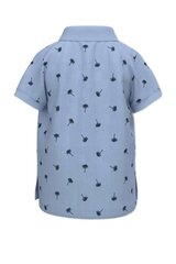 Name It детская футболка- поло 13227485*03, синий/тёмно-синий 5715510611213 цена и информация | Рубашки для мальчиков | 220.lv