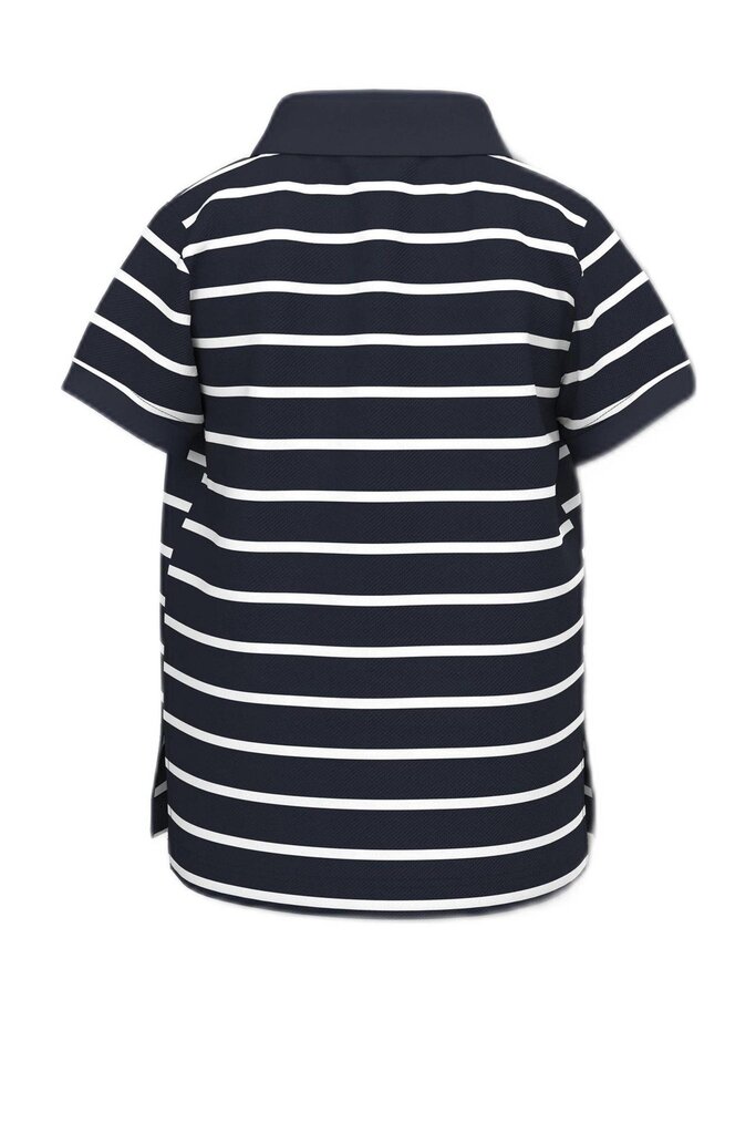 Name It bērnu polo krekls 13227485*04, tumši zils/balts 5715510611237 cena un informācija | Zēnu krekli | 220.lv