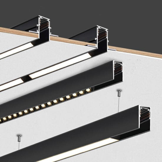 LED Magnētiskais lineārais sliežu gaismeklis 20W, 4000K - neitrāli balts, 2000lm cena un informācija | Sliežu apgaismojuma sistēmas | 220.lv