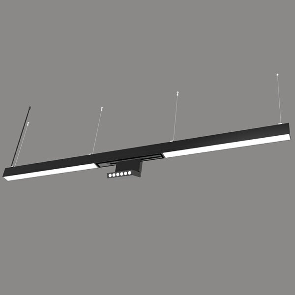 LED Magnētiskais lineārais sliežu gaismeklis 40W, 3000K - silti balts, 4000lm cena un informācija | Sliežu apgaismojuma sistēmas | 220.lv