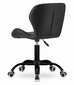 Grozāms krēsls, eko āda - melns cena un informācija | Biroja krēsli | 220.lv