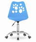 Grozāms krēsls - zils цена и информация | Biroja krēsli | 220.lv