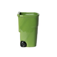 Керамическая чашка в форме мусорного бака, зеленая цена и информация | Оригинальные кружки | 220.lv