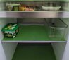 Ūdensnecaurlaidīgi paklājiņi ledusskapim - 4 gab., zaļi cena un informācija | Virtuves piederumi | 220.lv