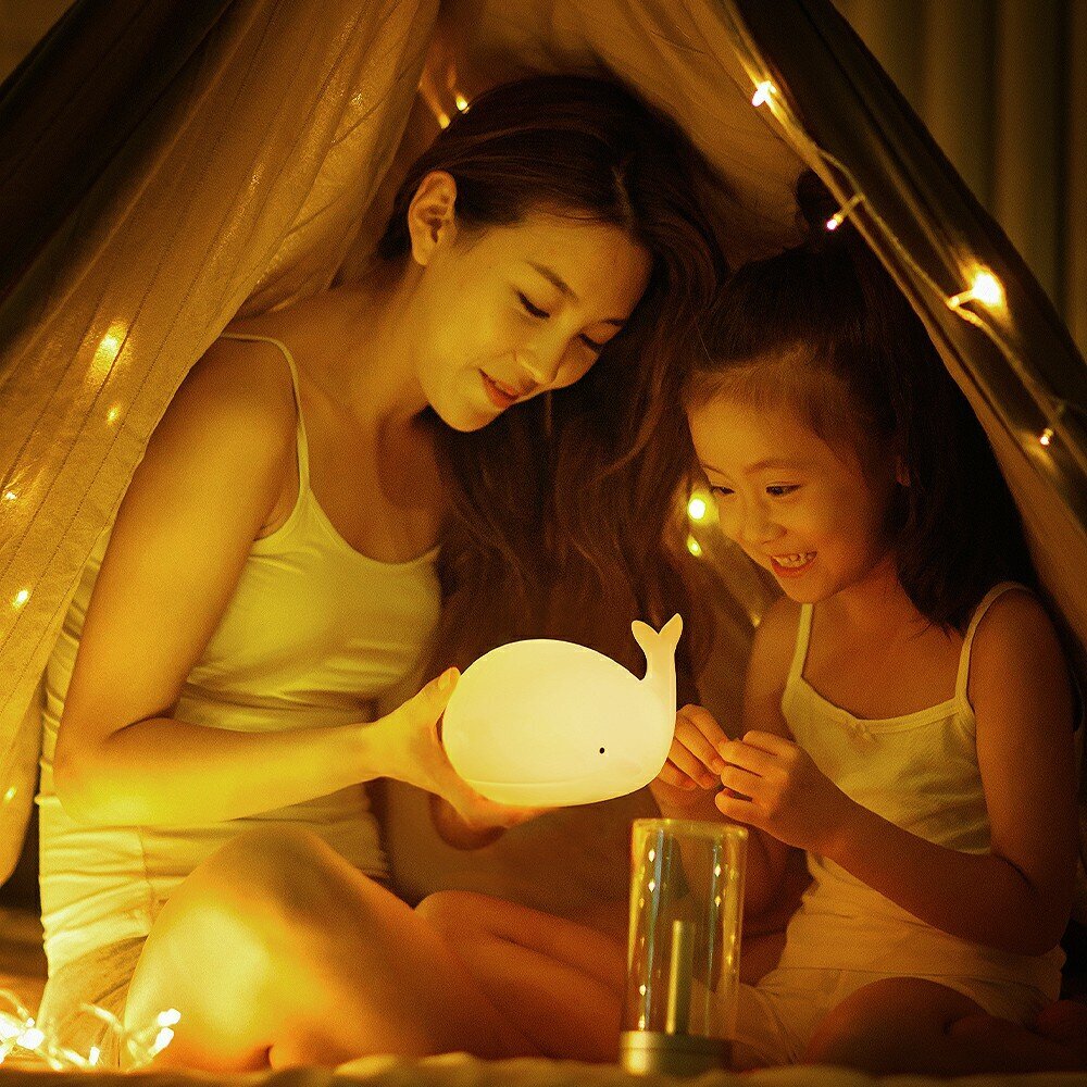 Nakts lampa bērniem - valis cena un informācija | Lampas bērnu istabai | 220.lv