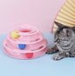 Kaķu trīsslāņu rotējošā rotaļlieta rozā krāsā cena un informācija | Rotaļlietas kaķiem | 220.lv