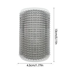 Настенная расческа для кошек, серая цена и информация | Средства по уходу за животными | 220.lv