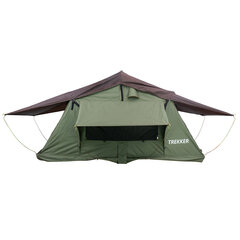 Jumta telts Trekker Camper M, zaļš cena un informācija | Teltis | 220.lv
