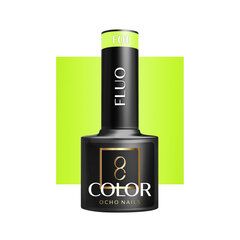 ocho nails fluo hybrid lacquer f01 -5 г цена и информация | Лаки для ногтей, укрепители | 220.lv