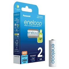 Panasonic Eneloop AA 2000mAh rechargeable - 2 pcs цена и информация | Батарейки | 220.lv