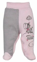 детские брюки с клапаном 80 см, розовые цена и информация | Штаны для младенцев | 220.lv