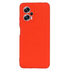 Твердый силиконовый чехол (TPU) „Shell“ - красный (Poco X4 GT / Redmi Note 11T Pro / Redmi Note 11T Pro+) цена и информация | Чехлы для телефонов | 220.lv