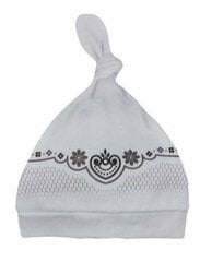 Cepure zēniem, balta цена и информация | Шапки, перчатки, шарфики для новорожденных | 220.lv