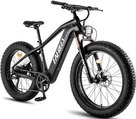 Elektriskais velosipēds Fafrees F26 CarbonM, 26", melns цена и информация | Электровелосипеды | 220.lv