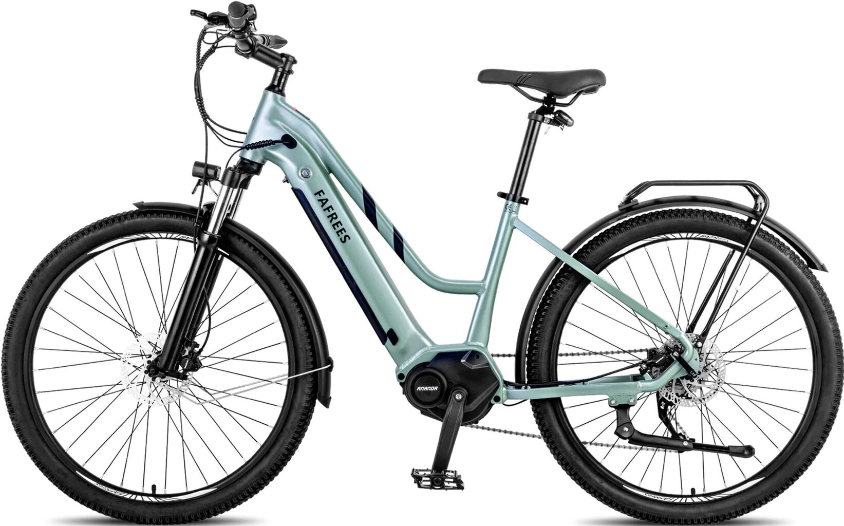 Elektriskais velosipēds Fafrees FM8, 27.5", zaļš cena un informācija | Elektrovelosipēdi | 220.lv