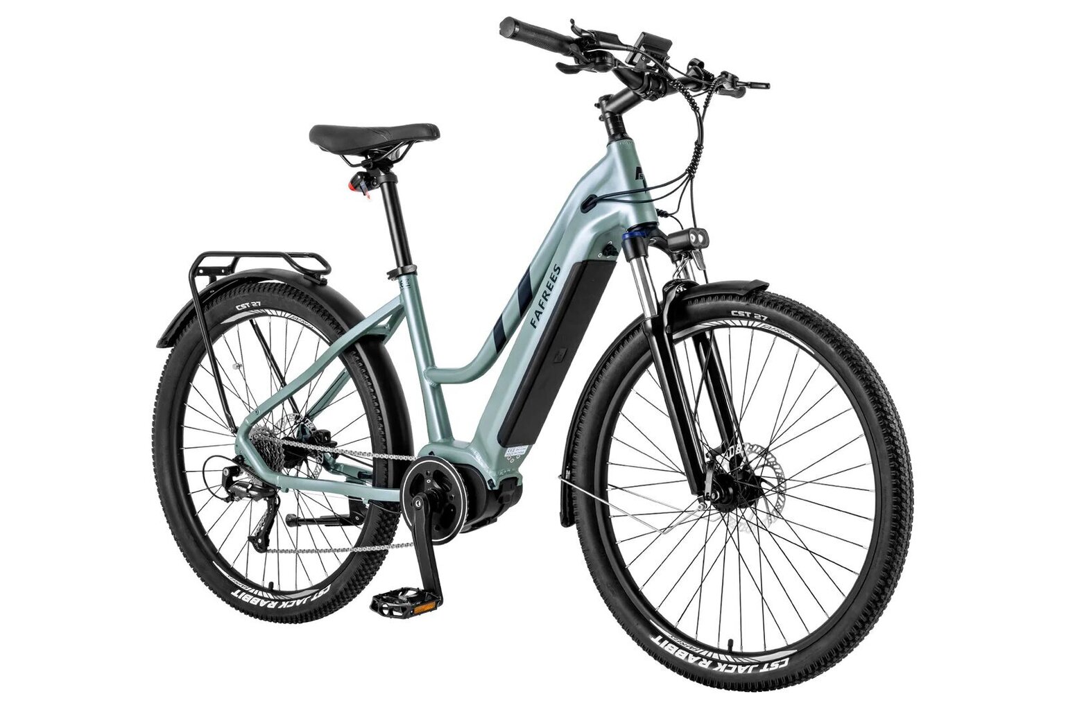 Elektriskais velosipēds Fafrees FM8, 27.5", zaļš цена и информация | Elektrovelosipēdi | 220.lv