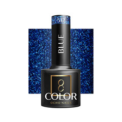 Hibrīda nagu laka Ocho nails, Blue 512, 5 g cena un informācija | Nagu lakas, stiprinātāji | 220.lv