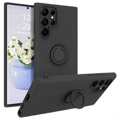 „Ring“ Kickstand (TPU) чехол - чёрный (Poco X4 GT / Redmi Note 11T Pro / Redmi Note 11T Pro+) цена и информация | Чехлы для телефонов | 220.lv