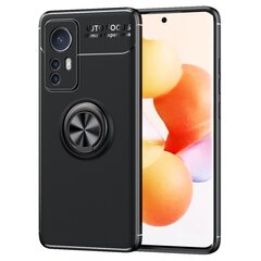 „Ring“ Kickstand (TPU) чехол - чёрный (Poco X4 GT / Redmi Note 11T Pro / Redmi Note 11T Pro+) цена и информация | Чехлы для телефонов | 220.lv