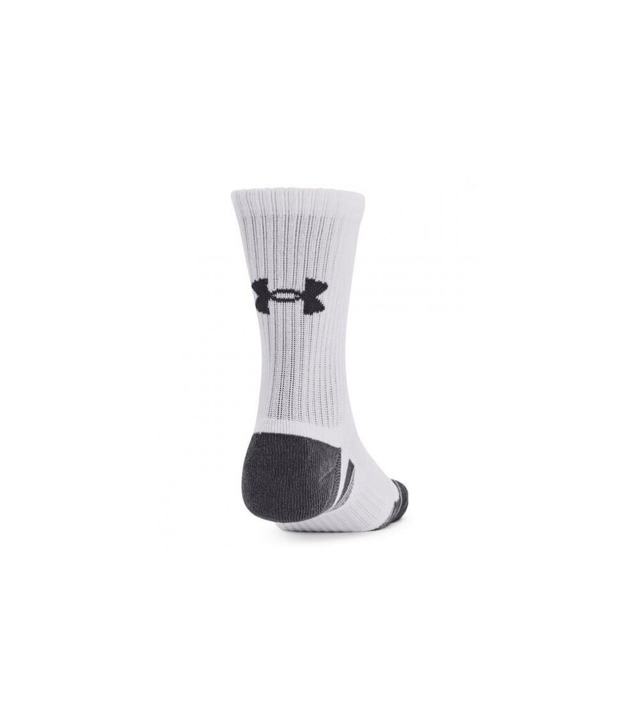 Zeķes vīriešiem Under Armour UA Performance 1379530-100, baltas, 3 pāri цена и информация | Vīriešu zeķes | 220.lv