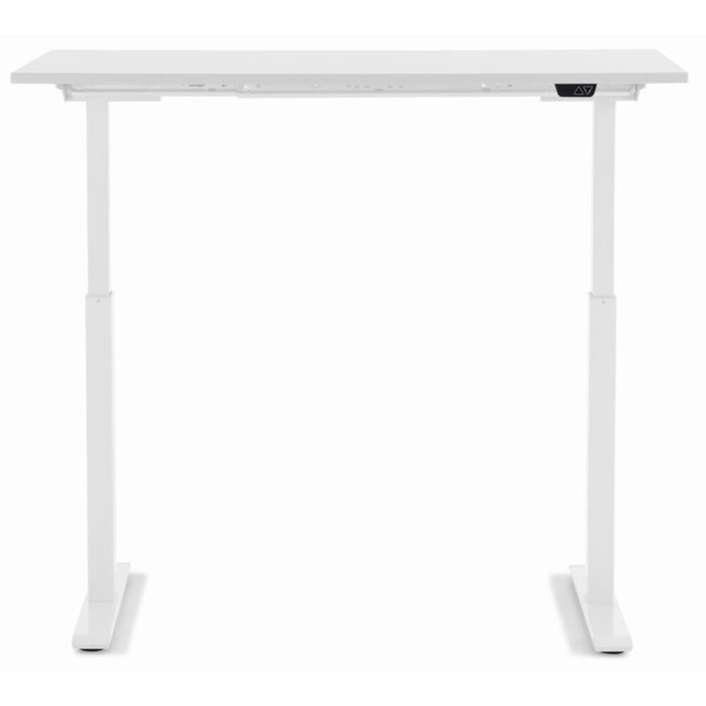 ErgoLab H-regulējams galds, balts, 1M, 120x70 cm cena un informācija | Datorgaldi, rakstāmgaldi, biroja galdi | 220.lv