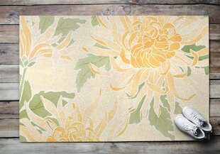 Durvju paklājs Krizantēmas Ziedi, 150x100 cm cena un informācija | Kājslauķi | 220.lv