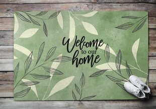 Durvju paklājs Laipni Lūgts Mājās, 150x100 cm cena un informācija | Kājslauķi | 220.lv