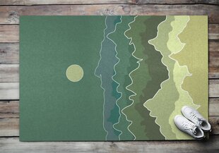 Durvju paklājs Kalnu Abstrakcija, 150x100 cm cena un informācija | Kājslauķi | 220.lv