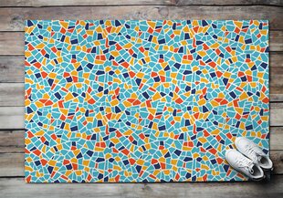 Durvju paklājs Krāsaina Abstrakcija, 150x100 cm cena un informācija | Kājslauķi | 220.lv