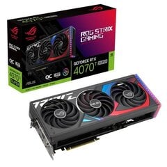 Asus ROG Strix GeForce RTX 4070 Ti SUPER OC Edition (ROGSTRIXRTX4070TIS-O16GAM) cena un informācija | Videokartes (GPU) | 220.lv