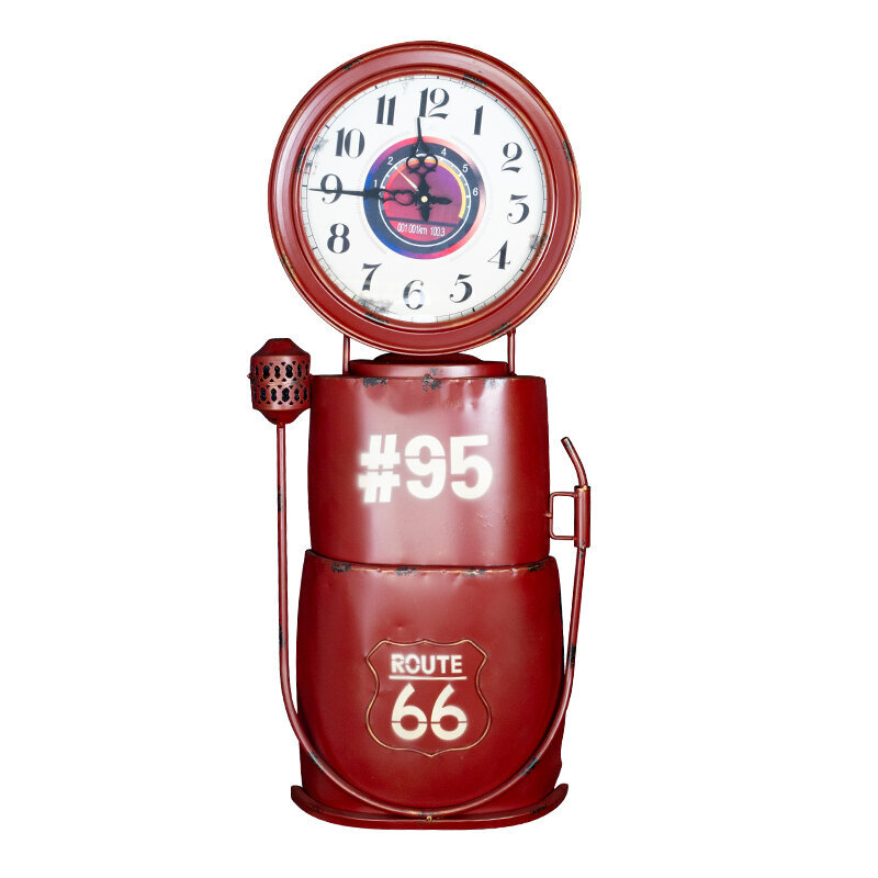 Sienas pulkstenis Degvielas uzpildes pulkstenis cena un informācija | Pulksteņi | 220.lv