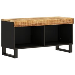 TV skapis vidaXL, 85 x 33 x 43,5 cm, melns, brūns cena un informācija | TV galdiņi | 220.lv