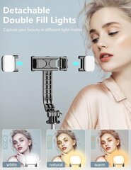 Pnitri PNQ02MP Bluetooth tālvadības pults цена и информация | Моноподы для селфи («Selfie sticks») | 220.lv