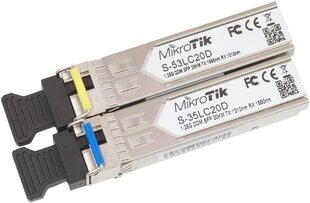MikroTik SFP PAIR/S-3553LC20D цена и информация | Электроника с открытым кодом | 220.lv