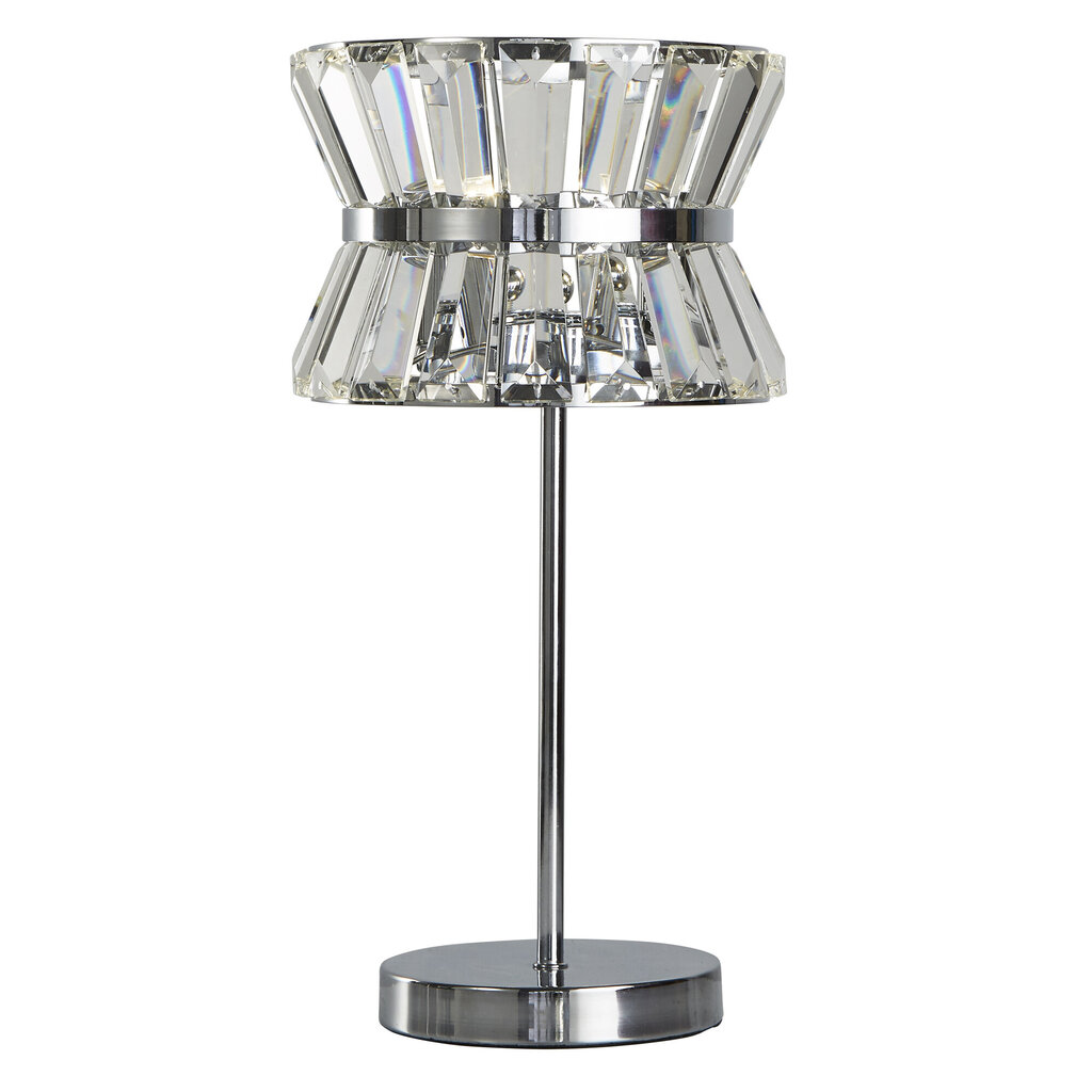 Searchlight galda lampa Uptown EU59411-2CC cena un informācija | Galda lampas | 220.lv