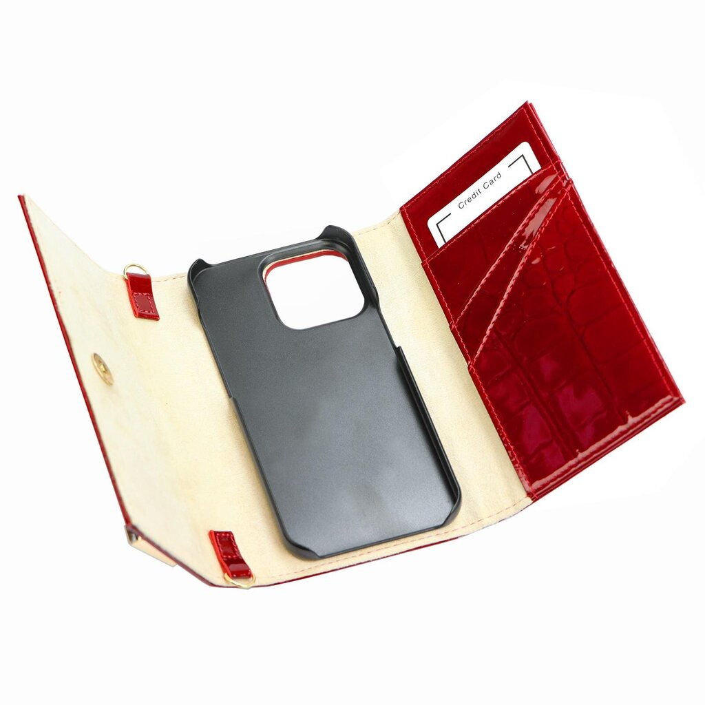 Telefona maciņš ar ķēdīti MiaMore Phone Case L1784 iPhone 12 Pro cena un informācija | Sieviešu maki, karšu maki | 220.lv