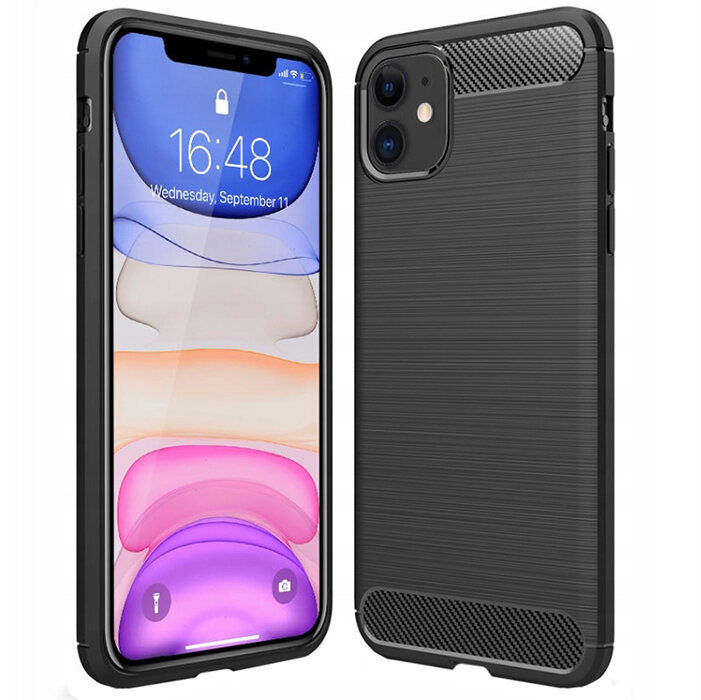 SC Carbon iPhone 11 цена и информация | Telefonu vāciņi, maciņi | 220.lv