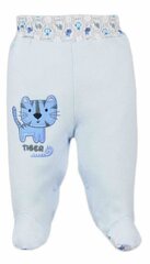 детские брюки с тигром 74 см, голубые цена и информация | Штаны для младенцев | 220.lv