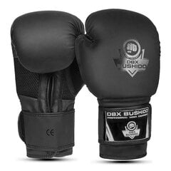 Перчатки боксерские DBX Bushido 2v12, черные цена и информация | Боевые искусства | 220.lv