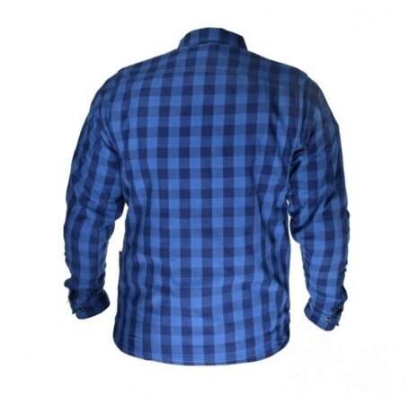 Moto krekls ar DuPont kevlaru un aizsargiem, zils cena un informācija | Moto jakas | 220.lv
