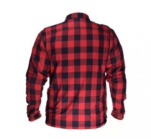 Moto krekls ar DuPont kevlaru un aizsargiem, sarkans cena un informācija | Moto jakas | 220.lv